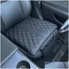 Housses de siège de voiture Ers Coussin unique Er Protecteur Fibre Cuir Antidérapant avec boucle fixe Accessoires intérieurs Livraison directe Automobil Dhrax