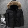 Parkas tactiques d'hiver pour hommes, veste bouffante de canard blanc, rembourrée à capuche, manteaux chauds et imperméables, coupe-vent, fourrure d'extérieur, vêtements d'extérieur 231228