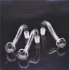 Tubo de queimador de óleo de vidro pirex 10mm masculino feminino tubo de vidro transparente adaptador banger prego para bongo de água ZZ