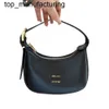 New 24ss Genuine Leather Handbag Designer Luxury Fashion brand Underarm Shoulder Classic Black Leather With Perfect Hardware Details Caramel womens totes bags