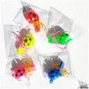 Party Favor Plastic Football Whistle Children Toy Gifts Whistles Fan Support Props Mticolor RRB15748 Drop Delivery Home Garden Festi Dhlmo