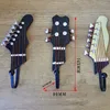 3pcsSet Creative Resin Hook Guitar Head Shaped Hanger Key Clothes Hat Coat Towel Wall Holder Home Kitchen Storage Tools 231228