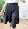 Pantalon plissé à jambes larges pour femmes, short ample, grande taille, décontracté, Look slim et Chic, printemps et été 2024