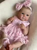 18 tum Bettie Full Body Soft Silicone Girl Reborn Baby Doll med målat livtro hår Bebe Toys 231228