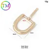 10-50st Metal D Ring Pin Buckle Påsar Rem Justering Hook Clasps DIY BAG LEATHRAP BETLT Hårdvarutillbehör 231228