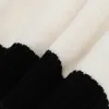 디자이너 고품질 흑백 가디건 스웨터 레이디스 패션 올인원 코트