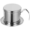 Set di stoviglie Utensili per filtri da caffè Utensili da campeggio per macchine per la produzione di tazze Accessorio per gocciolatore in metallo in acciaio inossidabile