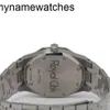 Audemar Pigue Watch AP Swiss Automatic Mechanical Royal Oak 14790st rostfritt stål Militär Dial Men #039; s 36mm