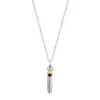 Yibo – collier avec pendentif en plumes, en argent 925, CHEN QING LING THE UNDAMED Lan WangJi, collier élégant, Collection de fans, cadeau 226V