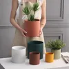 Pot de fleur en céramique coloré Simple, jardinière succulente, décoration de maison, ornements de bureau, décoration de jardin, plante bonsaï 231228