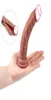 Realistico sensazione di pelle del pene Ventosa Dildo Silicone sexyy Giocattoli Didlos Per le donne Masturbatori Dilldo Gode Solo adulti sexy2569342