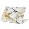 Backpack Hard Plastic Crystal Case Cover Protective Shell for Macbook Air Pro Retina 12 13 15 16 inch Water Decal Marble Pattern Cases