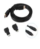 1080p -kabel till minimicroadapterpaket för HDTV Android Tablet PC TV Laptop Universal Black4218032