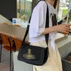 18% rabatt designer japansk kejsare dowager vintage klassisk planetary canvas nisch en axel kvinnors väska