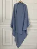 Vêtements ethniques Long Khimar Ramdan Eid Musulman Modeste Hijab Foulard Femmes Une Pièce Écharpe Islamique Hijabs Musulman Prière Vêtement