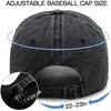 Casquettes de baseball Happy Camper Hat unisexe Baseball Camping cheveux ne se soucient pas Denim papa imprimé été réglable chapeaux d'extérieur