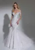 Princess Mermaid Wedding Dresses Sexy Off Shoulder Backless Appliques Lace Bridal Gowns Custom Made Sweep Train Robe De Mariee