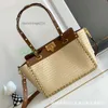 الأكياس المنسوجة vltn بسلع محمولة High Raffia Quality مصمم التسوق TOTES LEATHY BAG END WOMIN