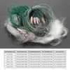 Fisketät 25m 3 lager Monofilament Gill With Float Network Mesh Trap Netting Tackle Outdoor 231229