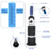 Hand held Tools 0-40% Brix 0-25% Alcohol Specific Gravity Refractometer Tester for Wort Beer Wine Grape Sugar ATC Set Sacc 231229