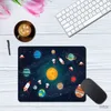 Mouse Pads Wrist Rests Ins Cosmonaut Universe Space Small Mouse Pad Non-slip Thickened Rubber Base Pad for Computer Laptop Office Learning Table Mat