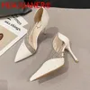 Stövlar 2023 Spring Women Rhineston Stiletto High Heels Pumpar Pumps Scarpins Designer Lady Black Heels Wedding Party Bridal Prom Shoes