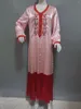 Roupas étnicas Bordado Estilo Nacional Muçulmano Abaya para Mulheres Vestidos de Festa Jalabiya Marrocos Dubai Kaftan Islam Vestidos Árabe Longo Robe