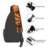 Backpack Basketball Splat Crossbody Sling Men Custom Chest Shoulder Bag For Travel Hiking Daypack