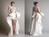 계단식 주름 오기 자 Hi Lo Lo Prom Dresses 2020 우아한 공식 이브닝 가운 아프리카 A 라인 파티웨어 아플리케스 vesidos de novi7444975