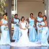 Abiti da sposa Aso Ebi taglie forti Collo trasparente Illusion maniche lunghe Tulle Abiti da sposa in pizzo per Africano Arabo Nigeria Donne nere Abito da sposa a sirena a strati D095