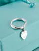 Original Brand Designer love tag Ring Temperament Women Men Wedding Jewelry Party Gifts255H1923459
