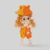 Mini poupée BJD 16cm, joli visage doux, Kawaii, grands yeux 3D, 13 articulations mobiles, robe à la mode, cadeau d'anniversaire pour fille, 231228
