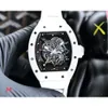 幻想的なデザイナーメカニカルr i c h a r d豪華なスーパースタイルの男性腕時計RM055 ESJPオートマチックムーブメント防水ウォッチセラミックケースサファイアミラーZLXP