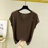 Tshirt pour femmes T-shirts designer vêtements de mode Coton Coton t Casual Summer Women Vêtement