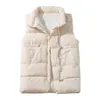 Gilet da donna Giacca senza maniche Gilet Cappotto per donna Piumini leggeri caldi Piumini lunghi da donna invernali Chic Top 2023