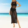 TECLO DE TRIPO DE TIPO MUJERES CUBILLO SEXY CUBIERTO DE CONJUNTOS HOLK PLAYA PLAYA PARA VACACIONES VESTIVAS LARGERA LARGO LARGO Ladies Crochet Maxi