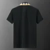 Bawełniana koszula Polo Plus Size Men Designer T Shirty Modna Bab Lett haft haftowa koszula krótkie rękaw