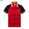 Camiseta polo de diseñador para hombre, ropa de caballo pequeño, camiseta polo con letras de tela para hombre, camiseta informal con cuello en O