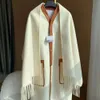 Cappotti di miscela di lana femminile designer cappotto sciarpa cappotto autunno inverno donne eleganti in pelle esterna da esterno semplice giacca a scialle di scialle staccabile m a c