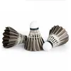 12pcslot Professional Badminton ShuttleCock Goose Feather Training Sports Speed ​​76 77 Ball 231229