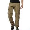 Pantaloni da uomo 2024 Autunno Mens Cargo Army Tattico Maschio Multi-tasca Outwear Pantaloni Dritti Pantaloni Militari Pantalon Homme 46