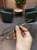 デザイナーCHクロスグラスフレームクロムブランドサングラス新しい眼鏡女性のレトロな汎用性のある文学ラウンドミオピアメンズハート高品質フレーム2024 07C8