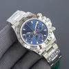 Ny toppmensklocka Designer Luxury Watch 4130 Automatisk mekanisk klocka Sapphire Glass 40mm rostfritt stål lyxigt glöd-i-mörker klocka