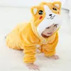 Kigurumi Pyjamas für Kinder Flanell Niedlicher Babyspielanzug Einhorn Panda Kinder Onesies Kostüme Winter Playsuit Jungen Mädchen Jumpusit 231229