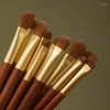 Makeup Brushes Professional Handmade 1pc Soft Vintage Weasel Hair Eye Shadow Brush African Rosewood Handle Make Up