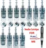 Igły tatuażu 1050pcs Dr Pen M8 Microneedling Nabocz 11 pin 16 24 36 42 PINS Okrągłe nano 3D 5D Wymiana 8707030