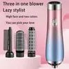 Ds Dryers La più recente piastra per capelli 3 in 1 per asciugacapelli Pettine elettrico Bigodino Asciugacapelli Spazzola Rotante Spazzola per lisciare