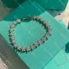 Bracelets de diamant de concepteur pour femmes à la mode de haute qualité 925 bracelet de charme de ruban dame bijoux élégants anniversaire cadeau de Saint-Valentin avec boîte