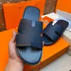 Män tofflor designer sandaler flip flop lyx äkta läder klassisk kalvskinn sandaler krokodil läder sommar lata stora hem strand mode croque glider