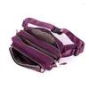 Waist Bags Fashion Women Bag Casual Fanny Pack Men Purse Large Belt Phone Pouch Oxford Outdoor Travel Packs Banana Hip